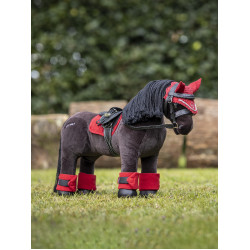 Tapis de selle pour jouet Mini Poney LeMieux Chili Rouge Tapis de selle pour jouet Mini Poney LeMieux Chili Rouge