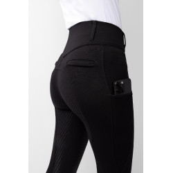 Pantalon fond intégral grip toutes saisons Horze Mira Noir