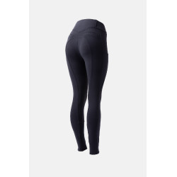 Pantalon fond intégral grip toutes saisons Horze Mira Marine foncé Bleu Pantalon fond intégral grip toutes saisons Horze Mira Marine foncé Bleu