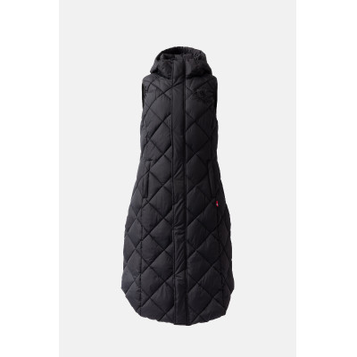Doudoune longue sans manches rembourrée Gem B Vertigo Beauté noir