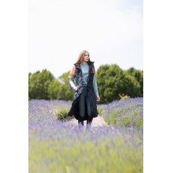 Doudoune longue sans manches rembourrée Gem B Vertigo Beauté noir Doudoune longue sans manches rembourrée Gem B Vertigo Beauté noir