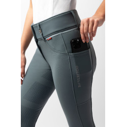 Pantalon d'équitation hiver Elea grip intégral B Vertigo Vert romarin Gris