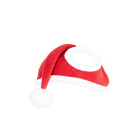 Chapeau De Père Noël Pour Cheval - Accessoire équestre Festif En Peluche Rouge - Pour Défilés, Photos Et événements De Noël