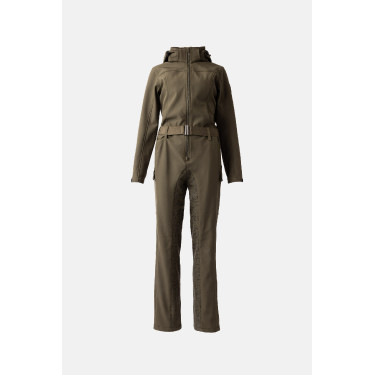 Combinaison Softshell Cynthia Horze Nuit des olives / vert olive Marron