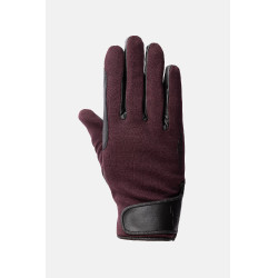 Gants d'équitation toutes saisons Young Rider Perla Horze Fudge / marron bordeaux Gants d'équitation toutes saisons Young Rider Perla Horze Fudge / marron bordeaux