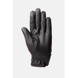 Gants d'équitation toutes saisons Young Rider Perla Horze Fudge / marron bordeaux Gants d'équitation toutes saisons Young Rider Perla Horze Fudge / marron bordeaux