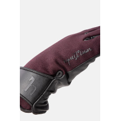 Gants d'équitation toutes saisons Young Rider Perla Horze Fudge / marron bordeaux Gants d'équitation toutes saisons Young Rider Perla Horze Fudge / marron bordeaux
