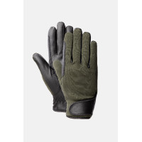 Gants d'équitation toutes saisons Young Rider Perla Horze Fudge / marron bordeaux