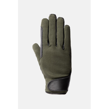 Gants d'équitation toutes saisons Young Rider Perla Horze Kambada / dragon vert foncé Kaki