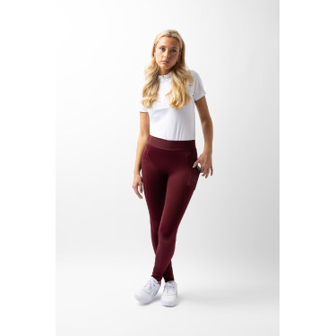 Legging Horze Maia fond intégral grip femme poche téléphone Legging Horze Maia fond intégral grip femme poche téléphone