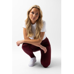 Legging Horze Maia fond intégral grip femme poche téléphone Marron bordeaux Legging Horze Maia fond intégral grip femme poche téléphone Marron bordeaux