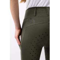 Legging taille haute Young Rider Aya pour femme Horze Kambada / dragon vert foncé Kaki