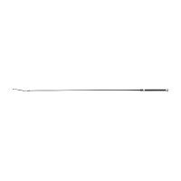 Cravache De Dressage Équestre 110 Cm - Poignée Cuir Synthétique Noir - Pour L'Entraînement Et Le Travail à Cheval
