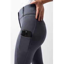 Pantalon Horze Mira basanes grip Bleu orage Pantalon Horze Mira basanes grip Bleu orage