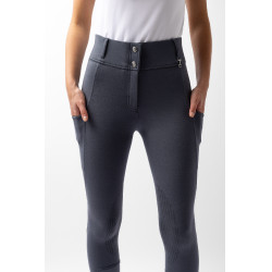 Pantalon Horze Mira basanes grip Bleu orage Pantalon Horze Mira basanes grip Bleu orage