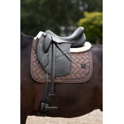 Tapis de selle de dressage Nature Made Leisure Horze Marron expresso Tapis de selle de dressage Nature Made Leisure Horze Marron expresso