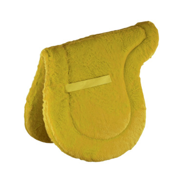 Tapis de selle ergonomique en polaire synthétique Burioni Jaune Tapis de selle ergonomique en polaire synthétique Burioni Jaune