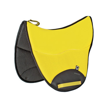 Tapis de selle d'endurance Ttech+Sympa Burioni Jaune fluo
