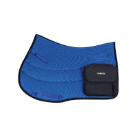 Tapis de selle Ttech+Sympa avec poches Burioni Bleu royal