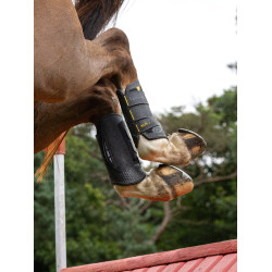 Guêtres de cross MIMSafe LeMieux antérieur Noir Guêtres de cross MIMSafe LeMieux antérieur Noir