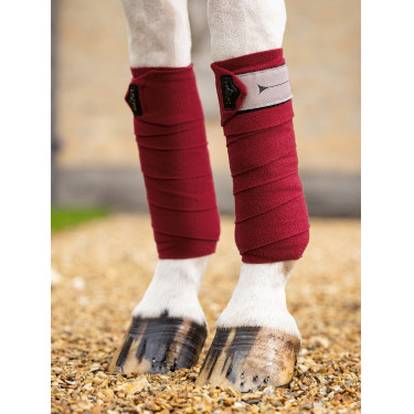 Bandes de polo poney LeMieux Ember Bordeaux Bandes de polo poney LeMieux Ember Bordeaux