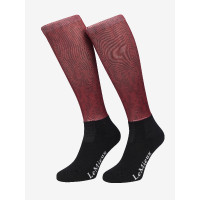 Chaussettes LeMieux Footsie Casey Ember Bordeaux