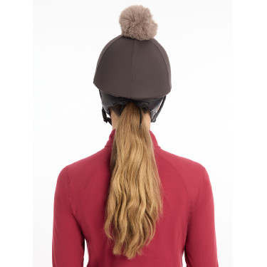 Toque My LeMieux pour casque Cinder Bordeaux