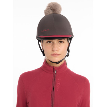 Toque My LeMieux pour casque Cinder Bordeaux