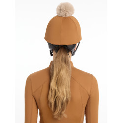 Toque My LeMieux pour casque Ginger Marron Toque My LeMieux pour casque Ginger Marron