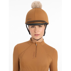 Toque My LeMieux pour casque Ginger Marron Toque My LeMieux pour casque Ginger Marron