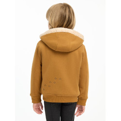 Sweat à capuche LeMieux Zip Through Mini Charlie Ginger Marron