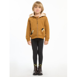 Sweat à capuche LeMieux Zip Through Mini Charlie Ginger Marron