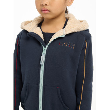 Sweat à capuche LeMieux Zip Through Mini Charlie Navy Sweat à capuche LeMieux Zip Through Mini Charlie Navy