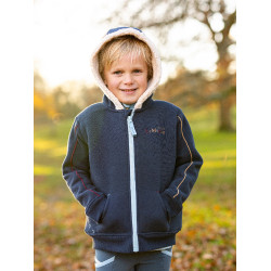 Sweat à capuche LeMieux Zip Through Mini Charlie Navy Bleu marine Sweat à capuche LeMieux Zip Through Mini Charlie Navy Bleu marine
