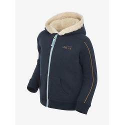 Sweat à capuche LeMieux Zip Through Mini Charlie Navy Bleu marine Sweat à capuche LeMieux Zip Through Mini Charlie Navy Bleu marine