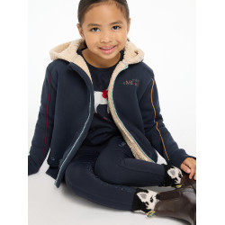 Sweat à capuche LeMieux Zip Through Mini Charlie Navy Bleu marine Sweat à capuche LeMieux Zip Through Mini Charlie Navy Bleu marine