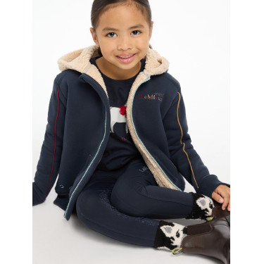 Sweat à capuche LeMieux Zip Through Mini Charlie Navy Sweat à capuche LeMieux Zip Through Mini Charlie Navy