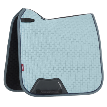 Tapis LeMieux Suede Dressage Square Glacier Bleu