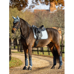Tapis LeMieux Suede Dressage Square Glacier Bleu