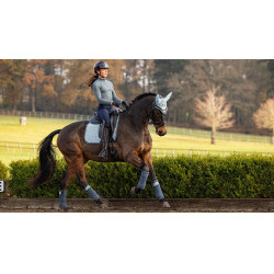 Tapis LeMieux Suede Dressage Square Glacier Bleu