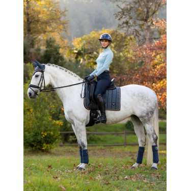 Tapis LeMieux Loire Classic Dressage Square Petrol Bleu Tapis LeMieux Loire Classic Dressage Square Petrol Bleu