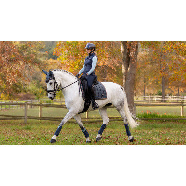 Tapis LeMieux Loire Classic Dressage Square Petrol Bleu Tapis LeMieux Loire Classic Dressage Square Petrol Bleu