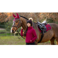 Tapis de selle mixte LeMieux Loire Classic GP Square Ember Bordeaux