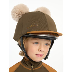 Toque double pompom Mini LeMieux Alpine Marron