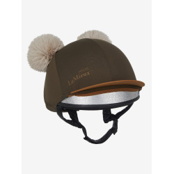 Toque double pompom Mini LeMieux Alpine Marron