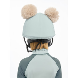 Toque double pompom Mini LeMieux Glacier Bleu Toque double pompom Mini LeMieux Glacier Bleu