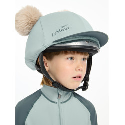 Toque double pompom Mini LeMieux Glacier Bleu Toque double pompom Mini LeMieux Glacier Bleu