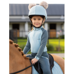 Toque double pompom Mini LeMieux Glacier Bleu Toque double pompom Mini LeMieux Glacier Bleu