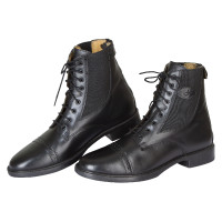 Boots en cuir Monaco noir...