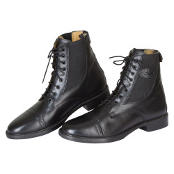 Boots en cuir Monaco noir Covalliero